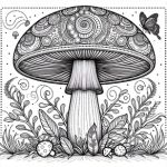 Coloring Book: Mushroom